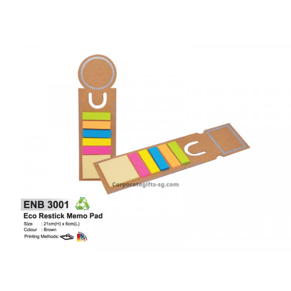 ENB 3001 Eco Restick Memo Pad